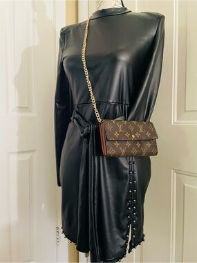 Louis Vuitton long Wallet Leather Monogram